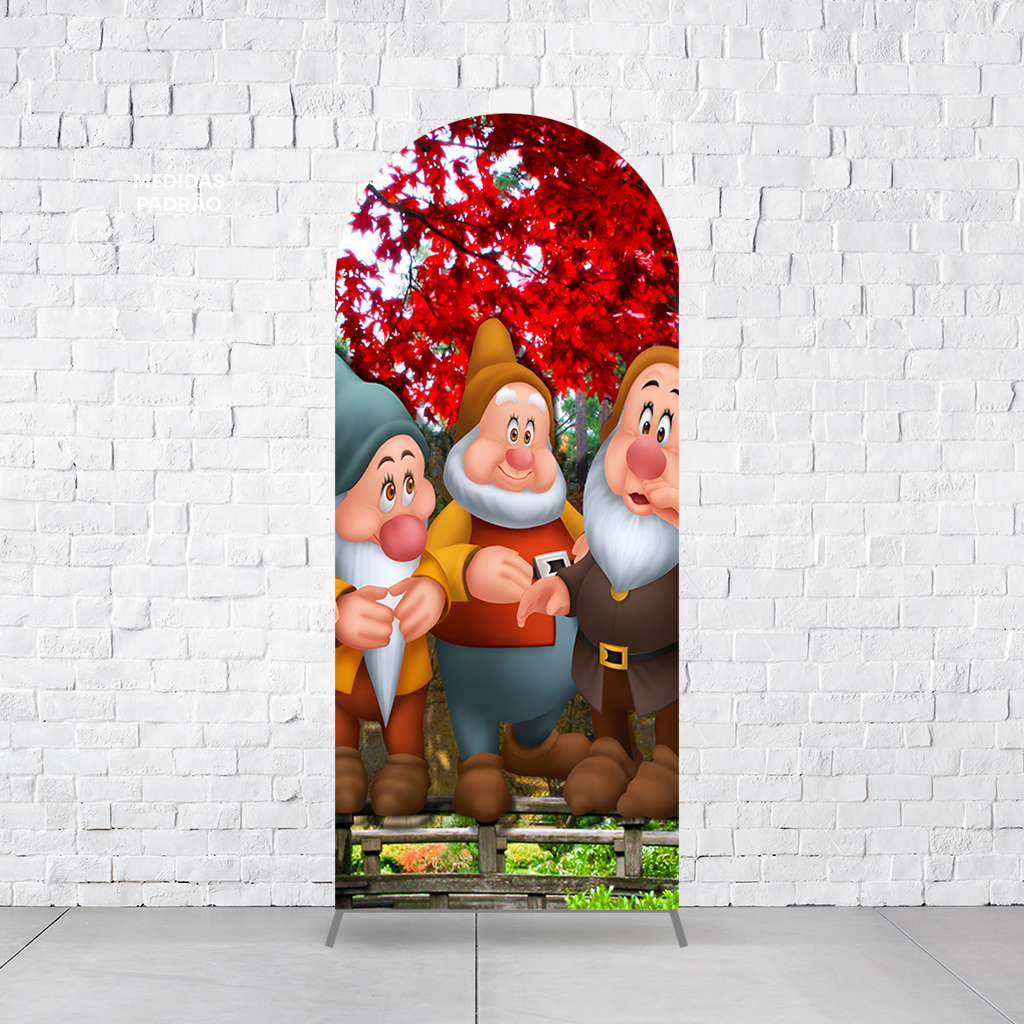 Painel Arco Romano Branca De Neve - Imagem 3