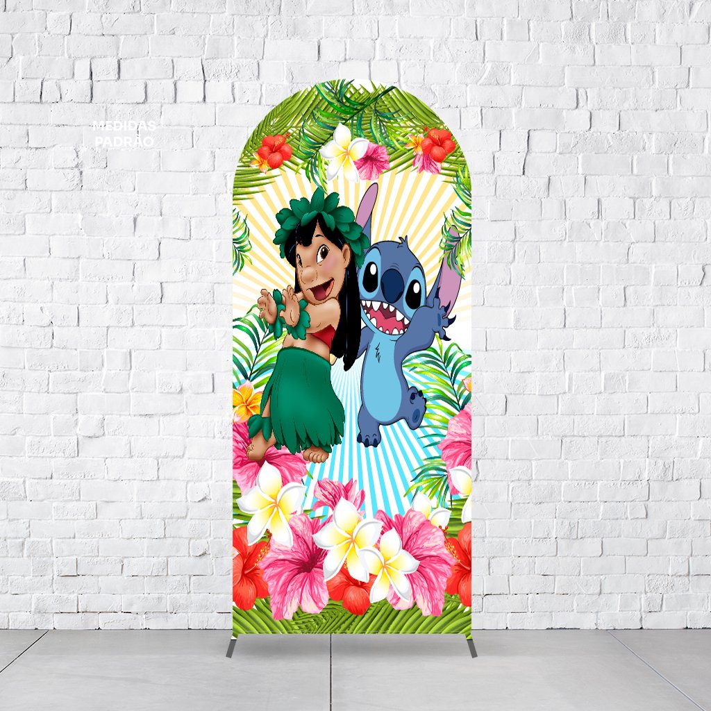 Painel Arco Romano Lilo & Stitch  PAINEL819
