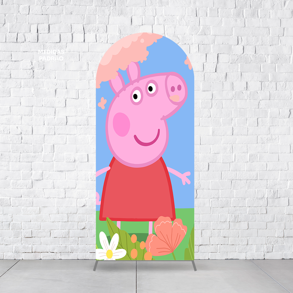 Painel Arco Romano Peppa Pig