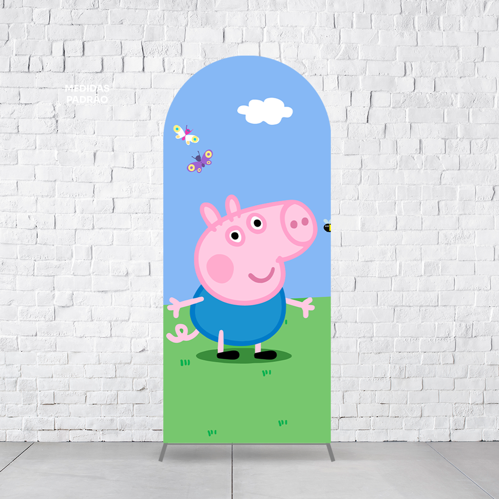 Painel Arco Romano Peppa Pig - Imagem 3