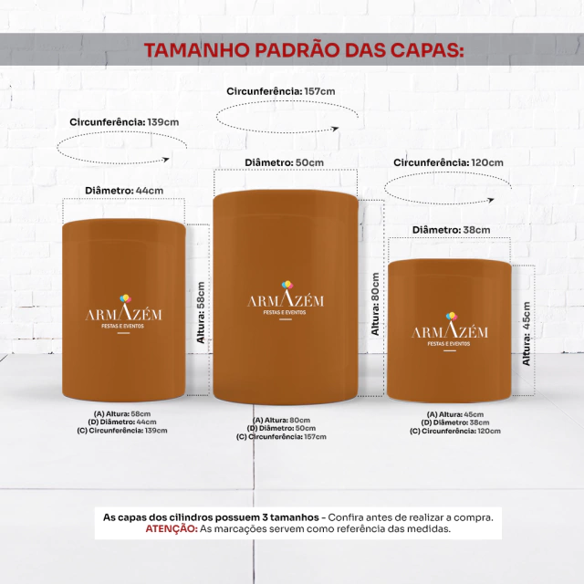 Trio de Cilindros Para Festas Youtube Em Tecido Helanca C/Elástico - Imagem 1