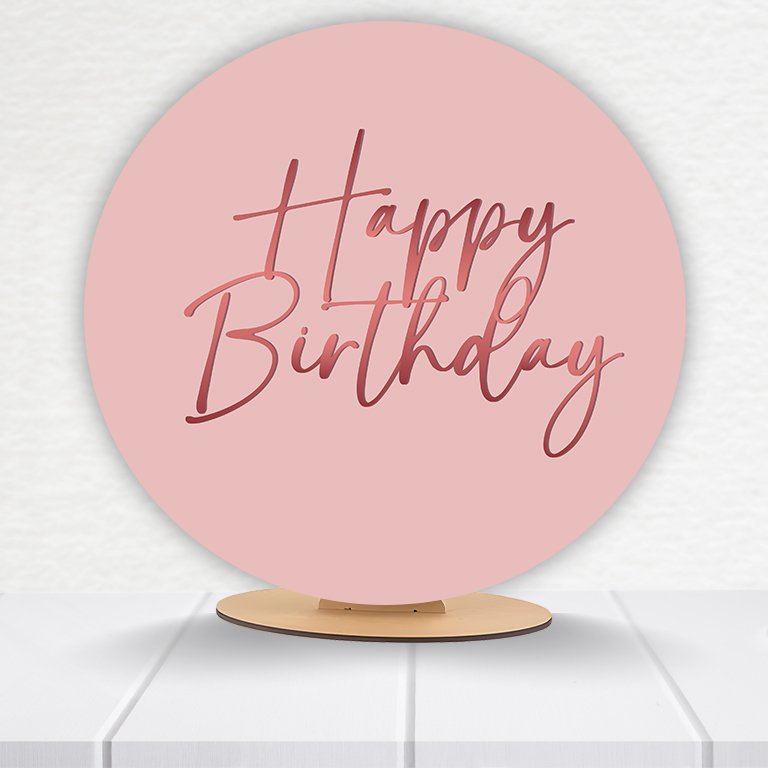 Painel Redondo Aniversário 50x50cm - Imagem 13