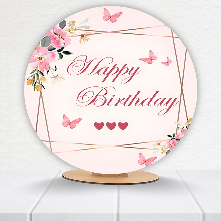 Painel Redondo Aniversário 50x50cm  PAINEL204 - Imagem 14