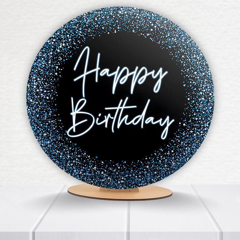 Painel Redondo Aniversário 50x50cm  PAINEL204 - Imagem 19