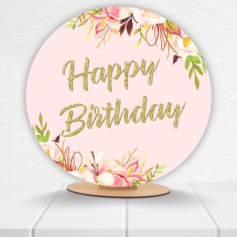 Painel Redondo Aniversário 50x50cm - Imagem 15