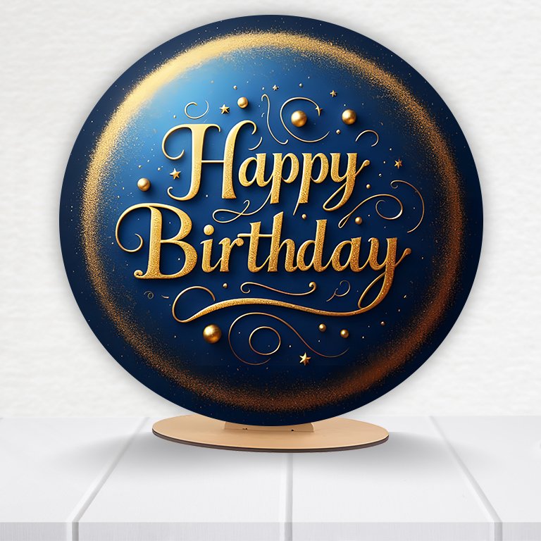 Painel Redondo Aniversário 50x50cm  PAINEL996 - Imagem 14