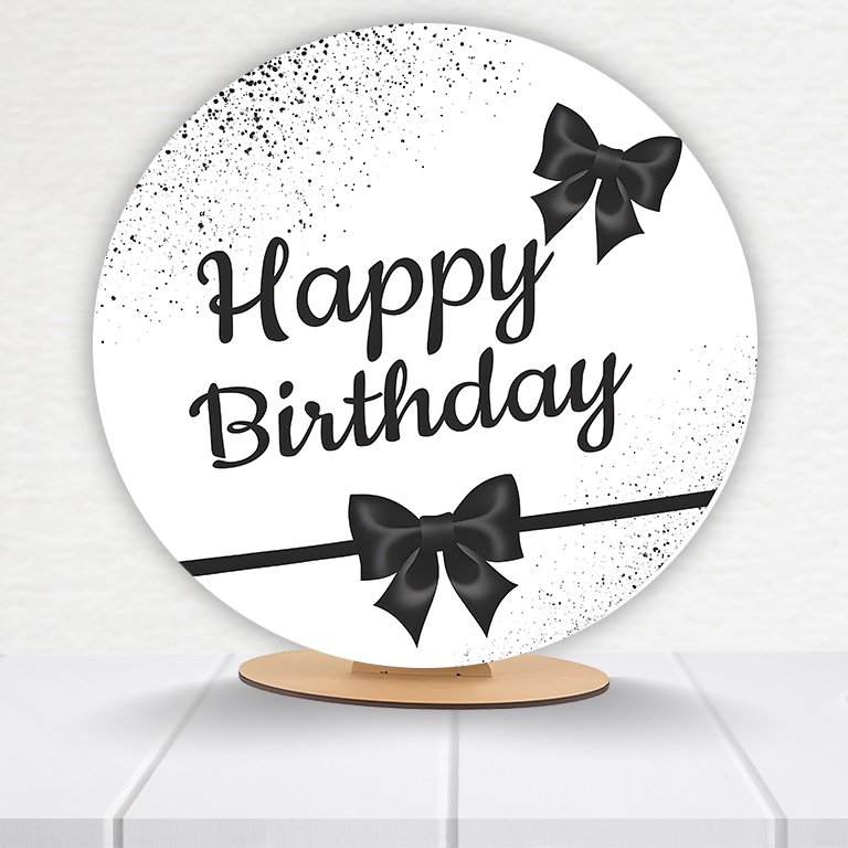 Painel Redondo Aniversário 50x50cm  PAINEL996 - Imagem 19