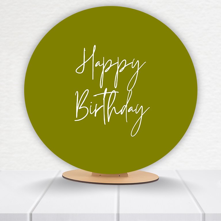 Painel Redondo Aniversário 50x50cm - Imagem 17