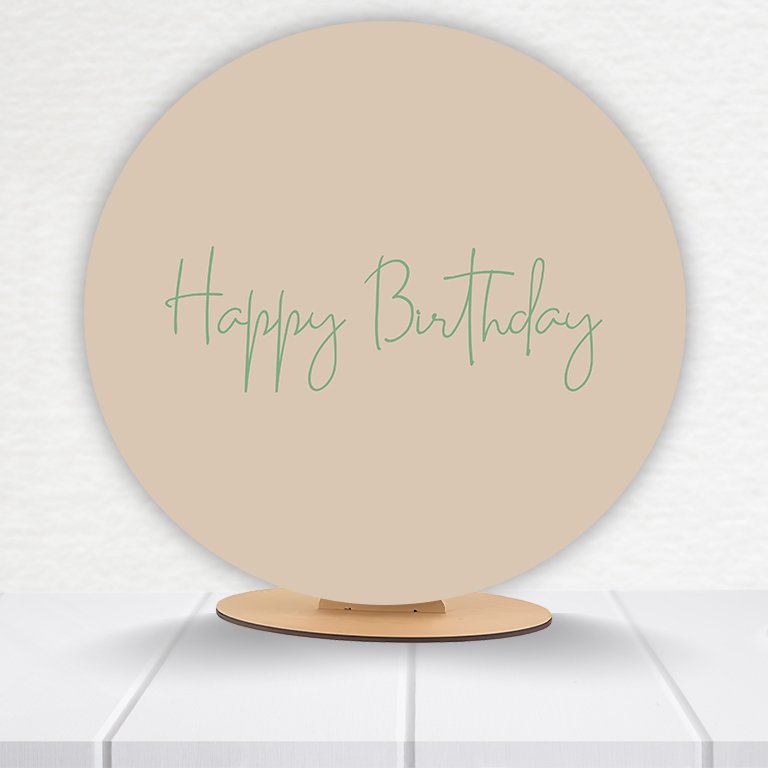 Painel Redondo Aniversário 50x50cm - Imagem 18