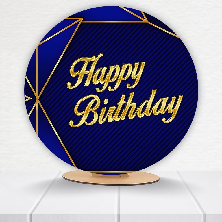 Painel Redondo Aniversário 50x50cm - Imagem 12