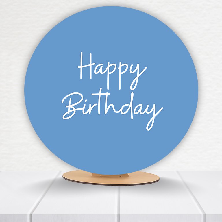 Painel Redondo Aniversário 50x50cm - Imagem 19