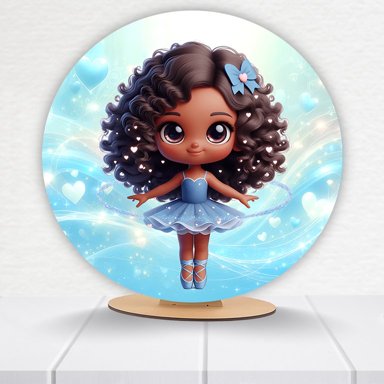 Painel Redondo Bailarina 50x50cm - Imagem 19