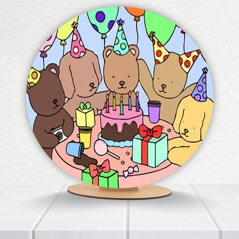 Painel Redondo Bobbie Goods 50x50cm - Imagem 9