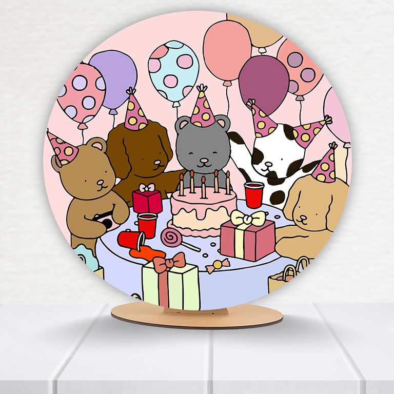 Painel Redondo Bobbie Goods 50x50cm - Imagem 4