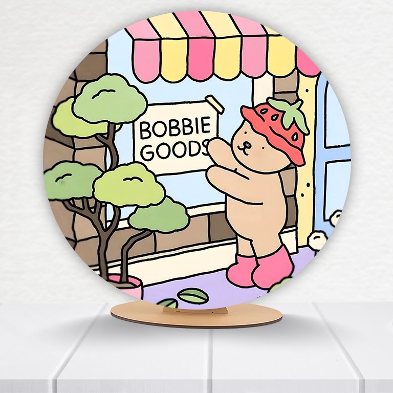 Painel Redondo Bobbie Goods 50x50cm - Imagem 10