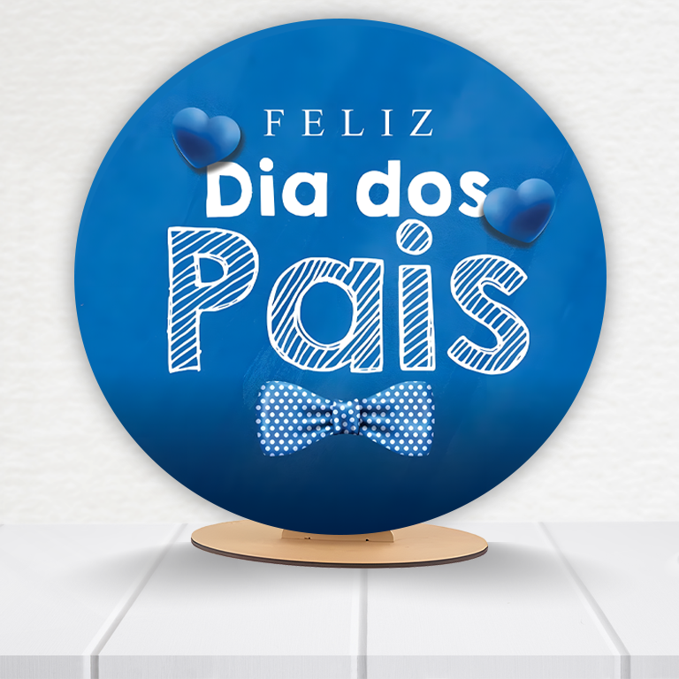 Painel Redondo Dia Dos Pais 50x50cm - Imagem 11