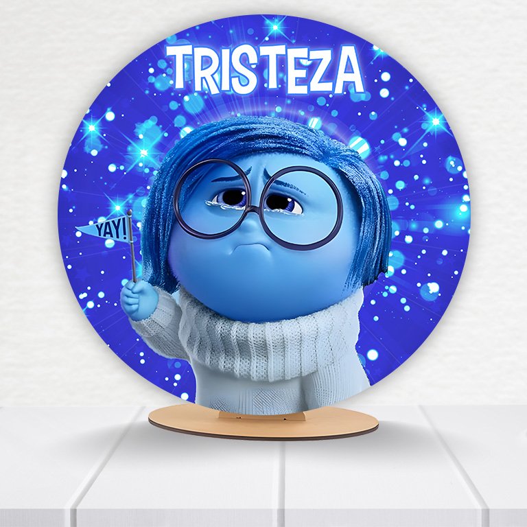 Painel Redondo Divertidamente 50x50cm - Imagem 18