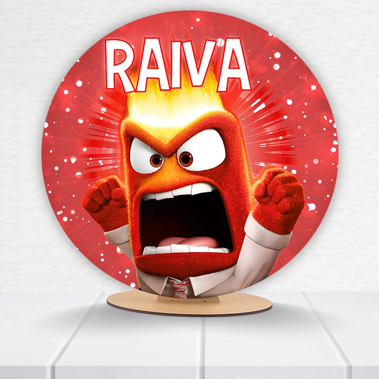 Painel Redondo Divertidamente 50x50cm - Imagem 16