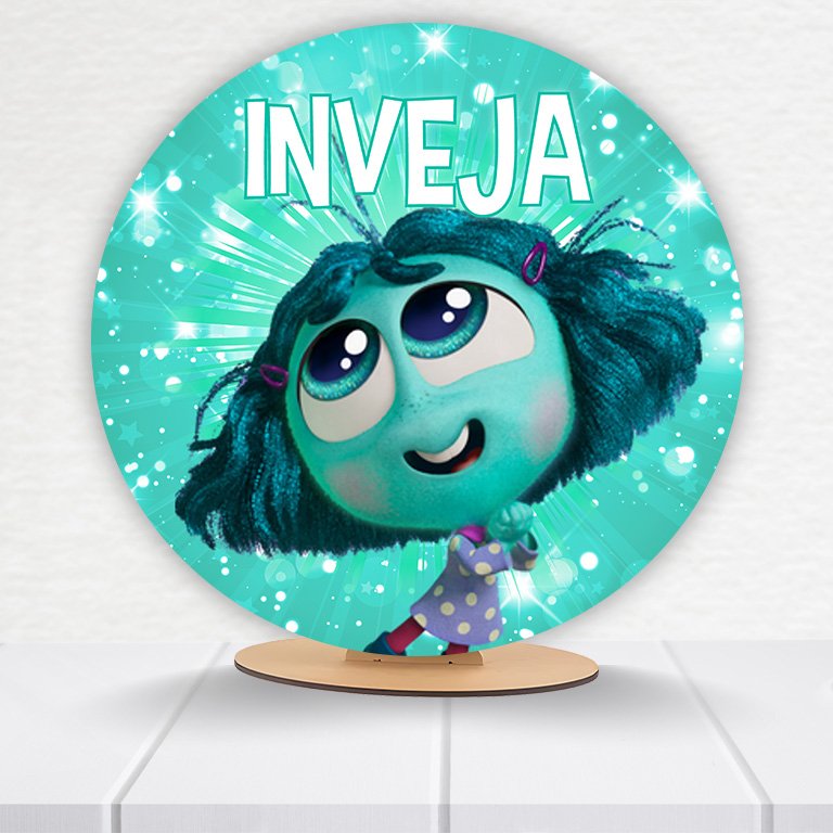 Painel Redondo Divertidamente 50x50cm - Imagem 13