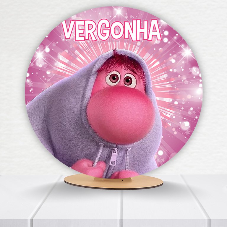 Painel Redondo Divertidamente 50x50cm - Imagem 19