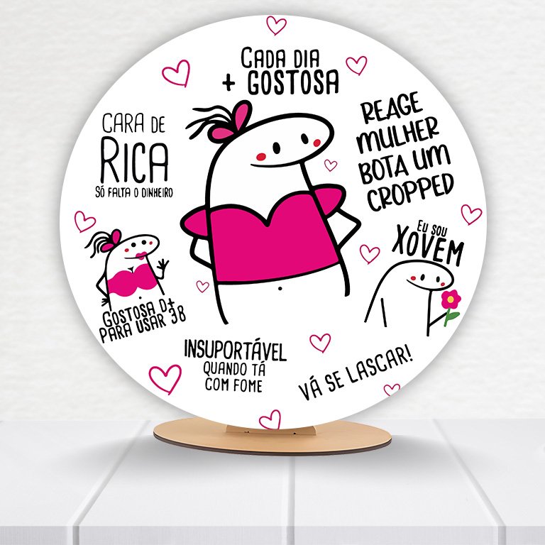 Painel Redondo Flork 50x50cm - Imagem 5