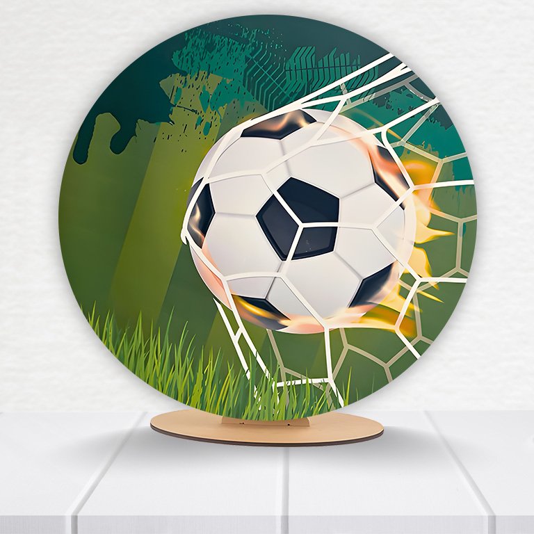 Painel Redondo Futebol 50x50cm - Imagem 3