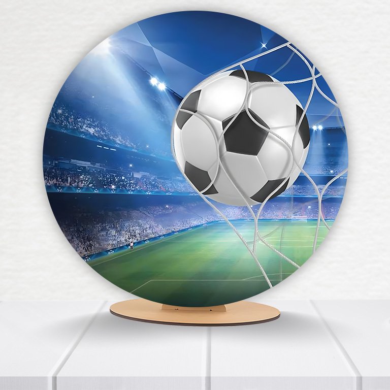 Painel Redondo Futebol 50x50cm - Imagem 4