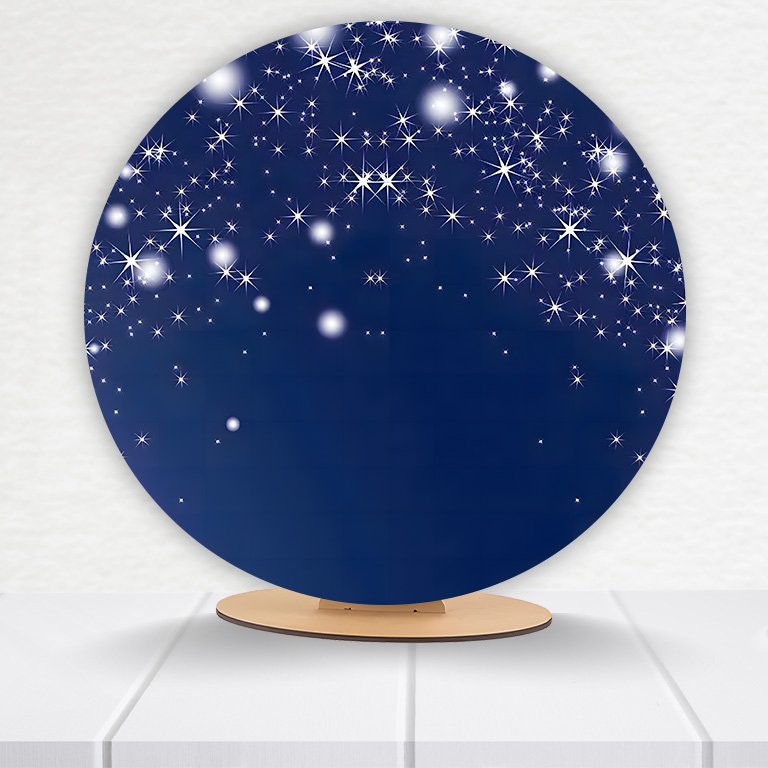 Painel Redondo Glitter 50x50cm - Imagem 2