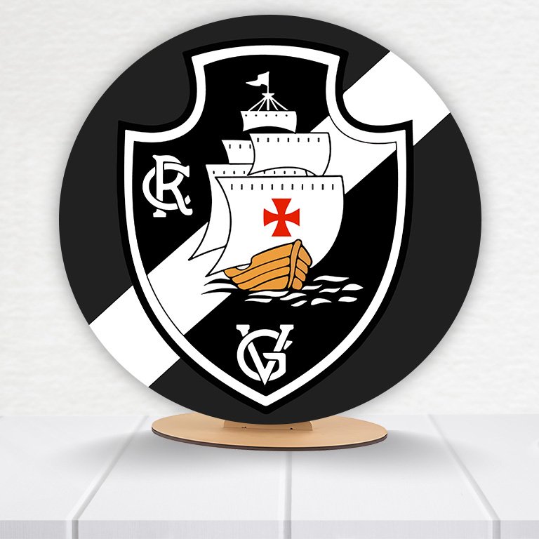 Painel Redondo Vasco 50x50cm - Imagem 2