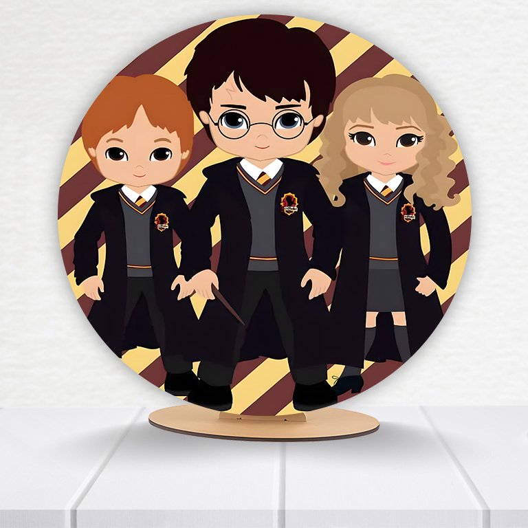 Painel Redondo Harry Potter 50x50cm  PAINEL053 - Imagem 16