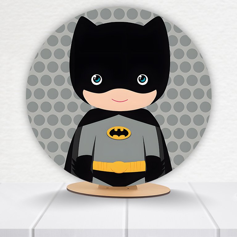 Painel Redondo Batman 50x50cm  PAINEL169 - Imagem 6
