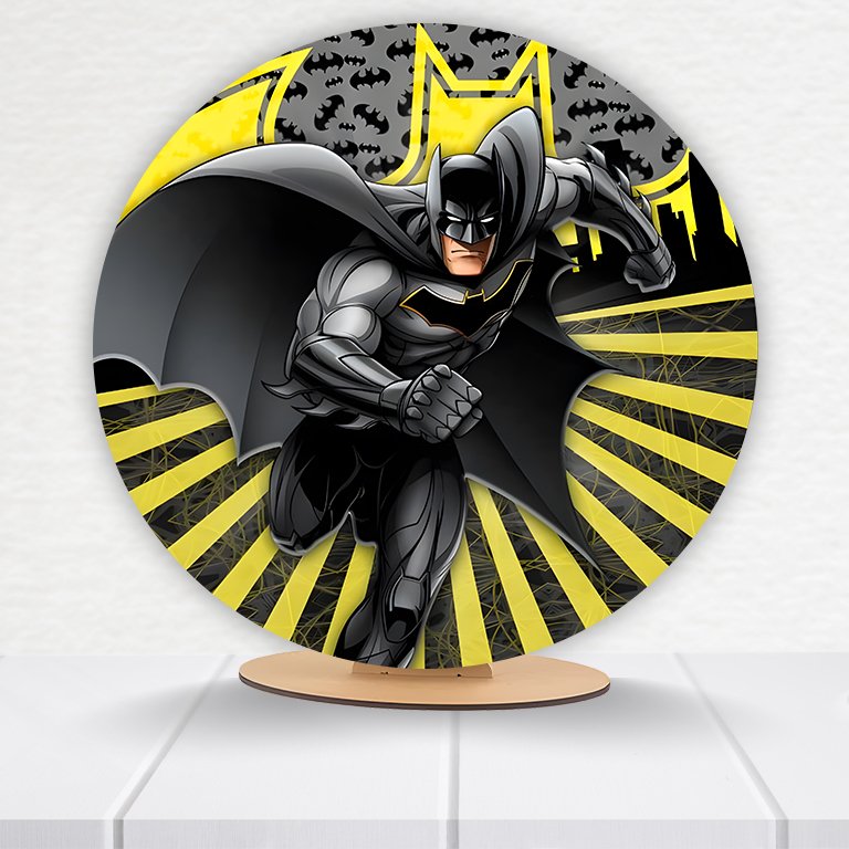 Painel Redondo Batman 50x50cm  PAINEL169 - Imagem 2