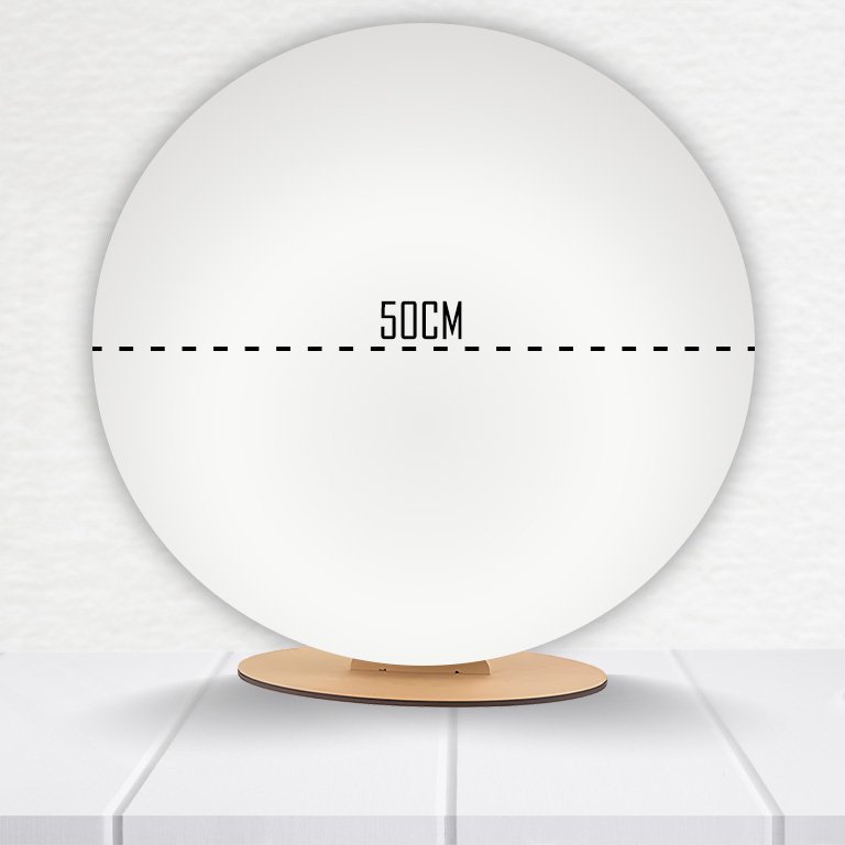 Painel Redondo Homem De Ferro 50x50cm - Imagem 1