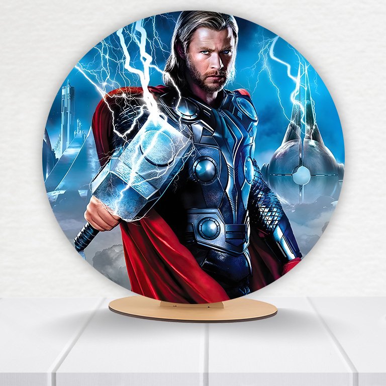 Painel Redondo Thor 50x50cm