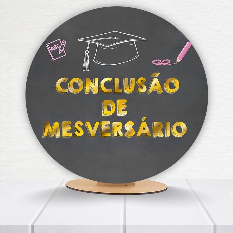 Painel Redondo Mêsversário 50x50cm - Imagem 3