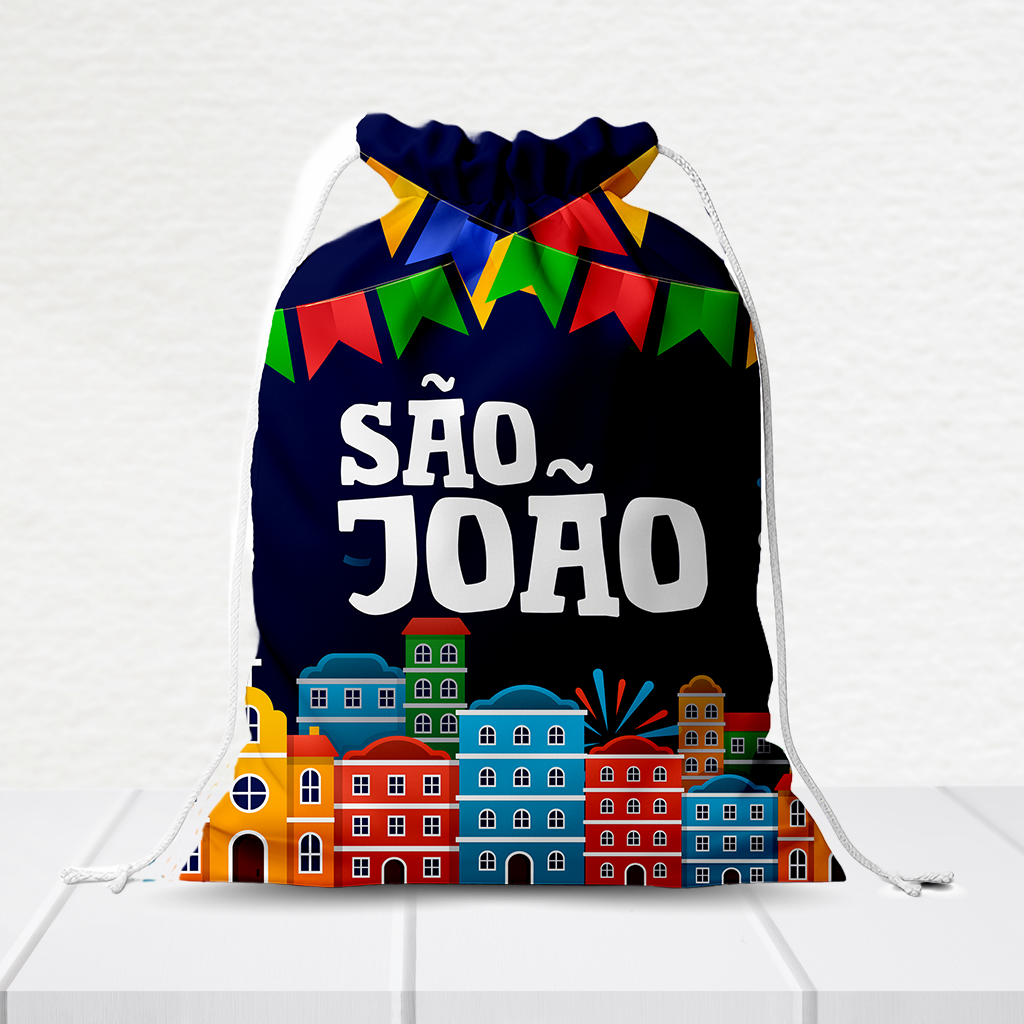 Sacolinha Personalizada São João 20Cm X 15Cm  SACOLI508
