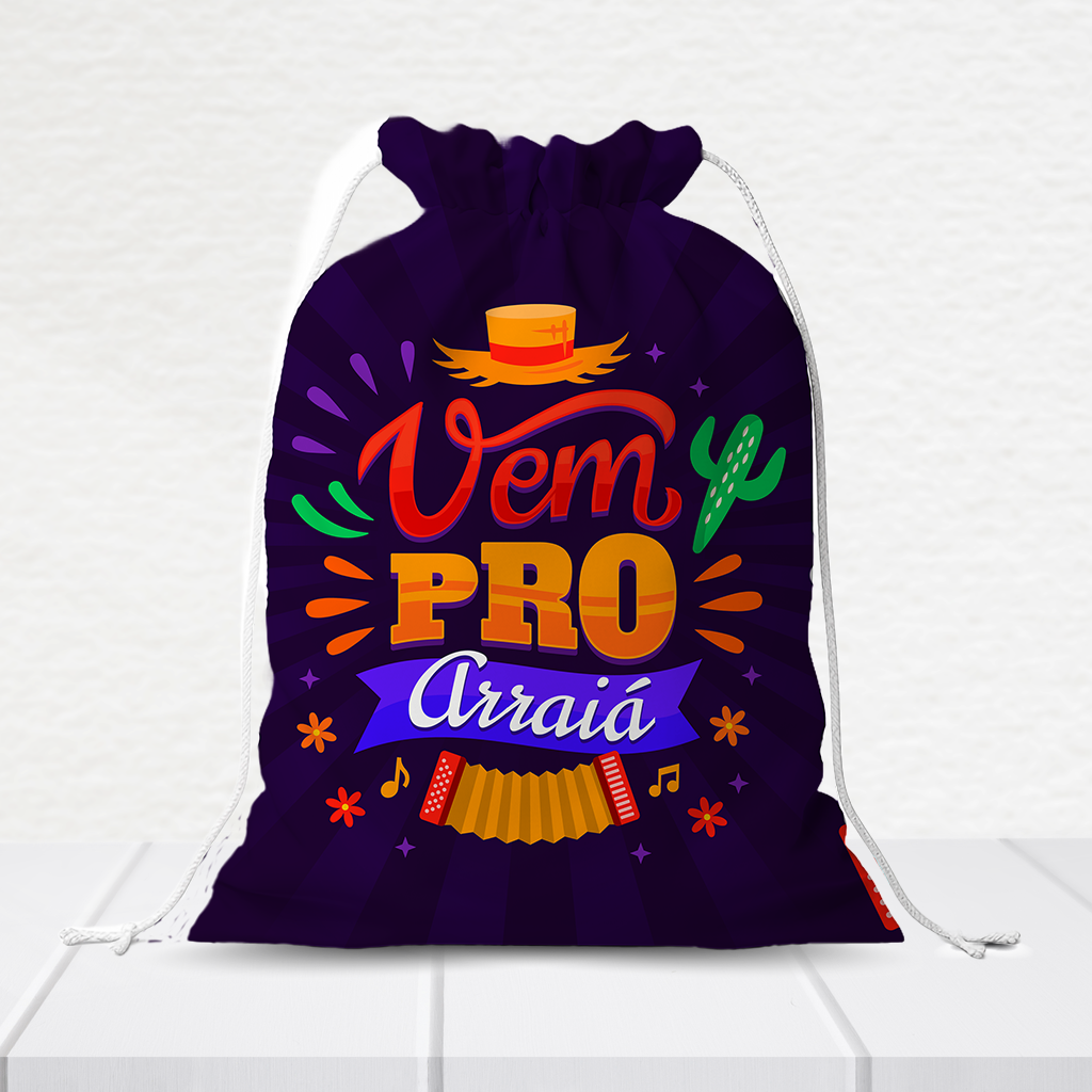 Sacolinha Personalizada São João 20Cm X 15Cm  SACOLI508 - Imagem 3