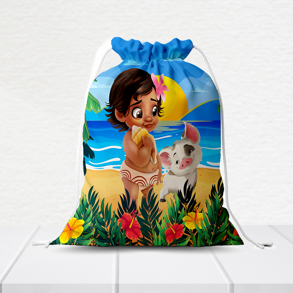 Sacolinha Personalizada Moana 20Cm X 15Cm - Imagem 2