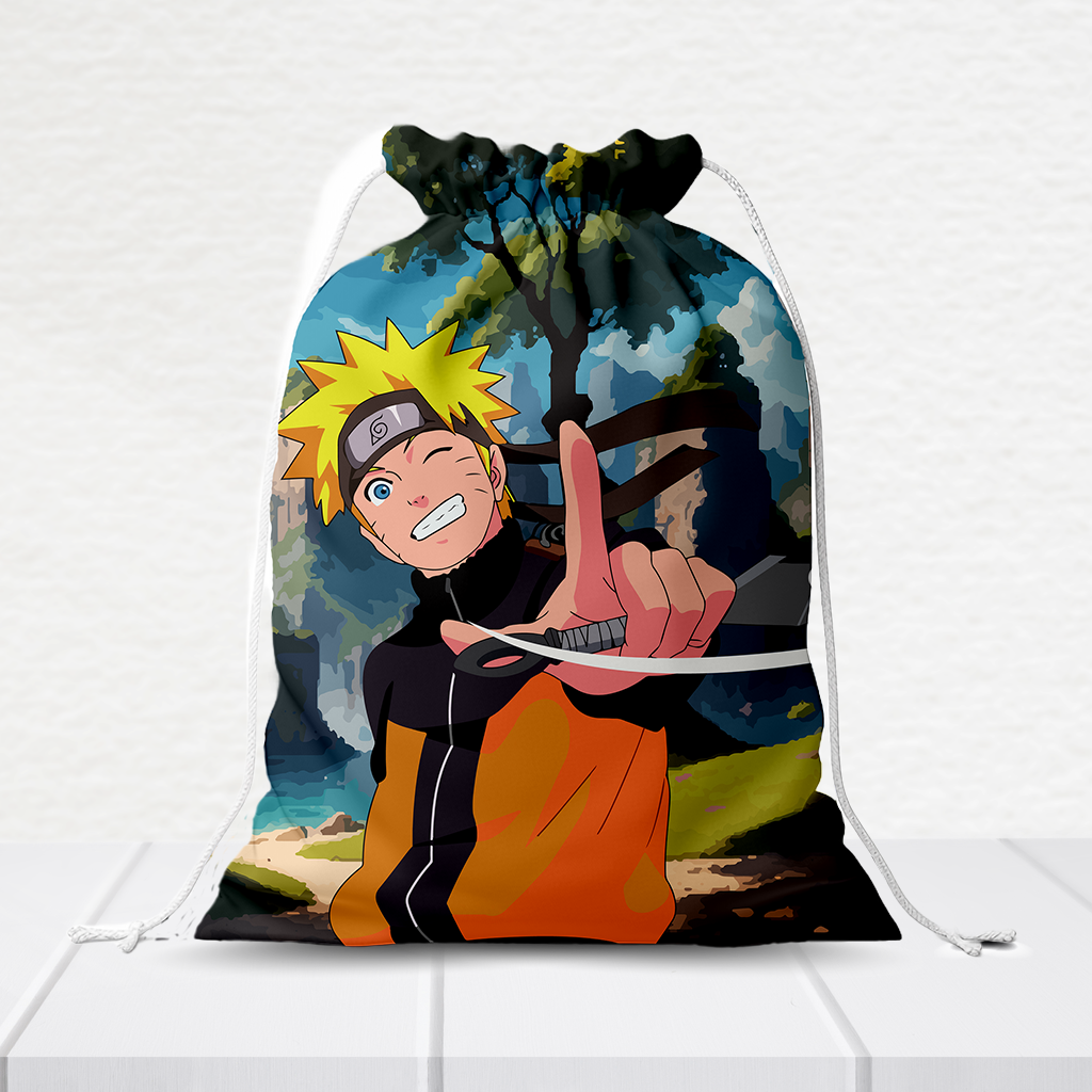 Sacolinha Personalizada Naruto 20Cm X 15Cm  SACOLI648