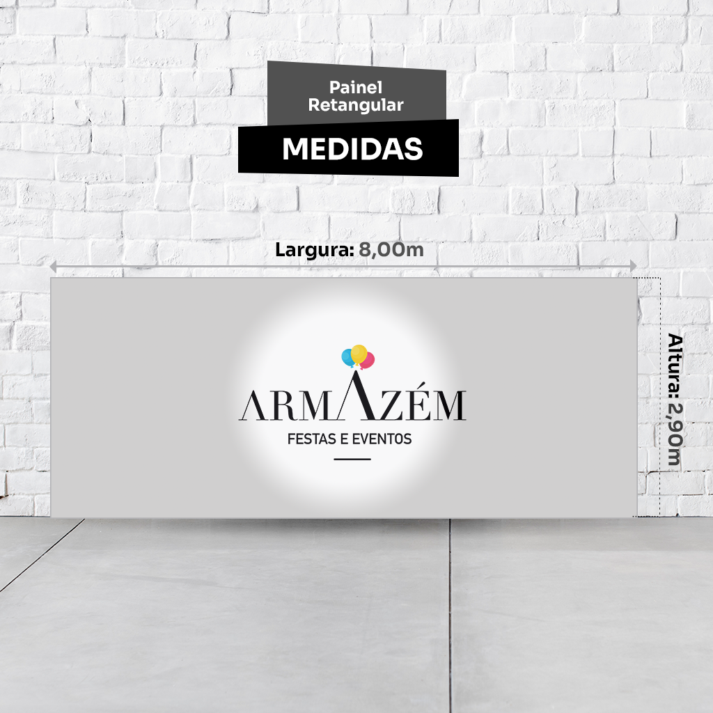 Painel Retangular Tema Magali Em Tecido Oxford 100% Poliéster  PAINEL195 - Imagem 4